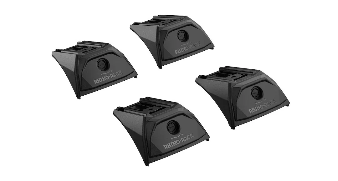 RX300L-4 – RHINO RACK Roof Rack Cross Bar Mounting Kit, For Use Vehicles Factory Fix Mount Points to Mount Rhino-Rack...